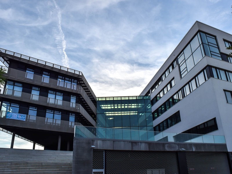 Commercial office building exterior